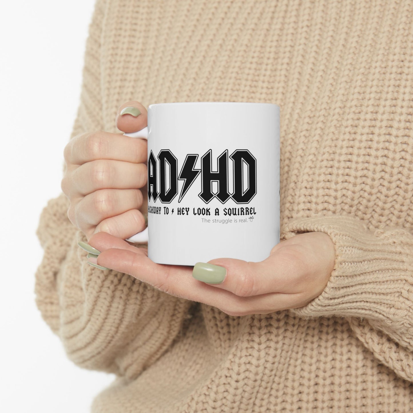 ADHD - Ceramic Mug, 11oz