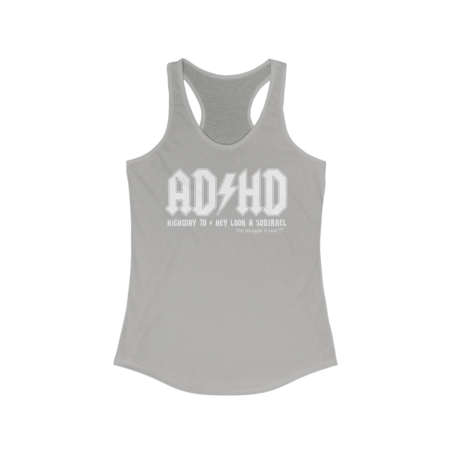 ADHD - Women's Ideal Racerback Tank (Dark Collection)