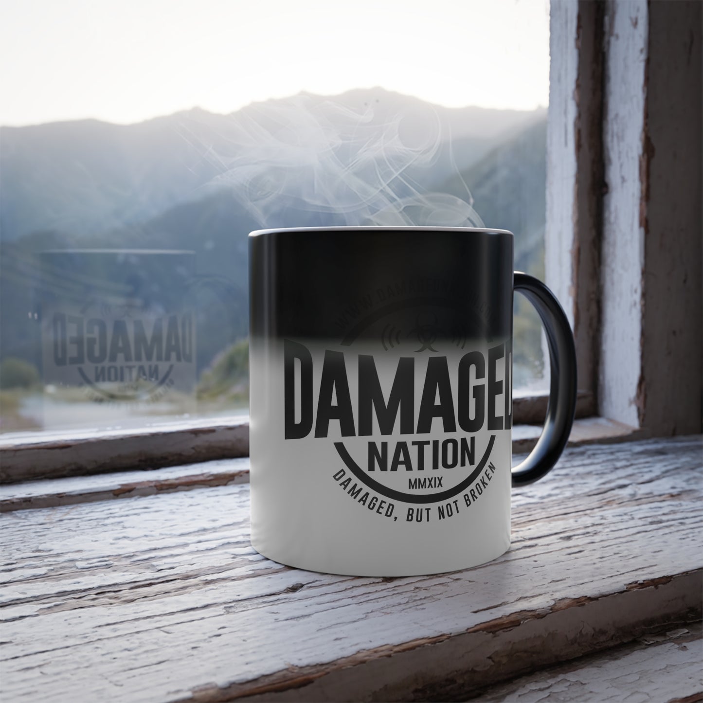 Damaged Nation - Color Morphing Mug, 11oz