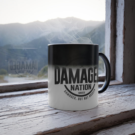 Damaged Nation - Color Morphing Mug, 11oz