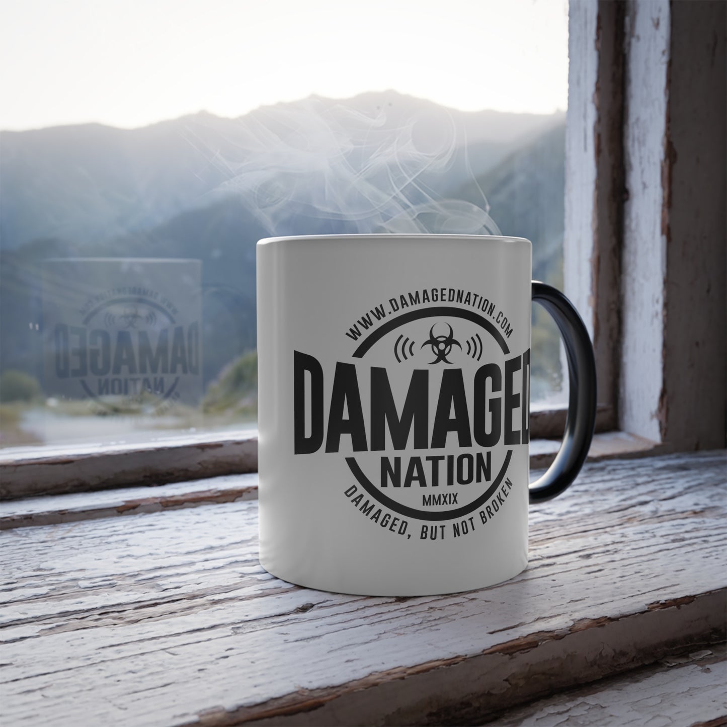 Damaged Nation - Color Morphing Mug, 11oz