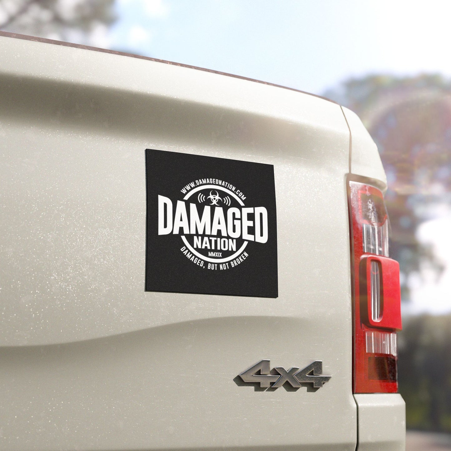 Damaged Nation Car Magnets