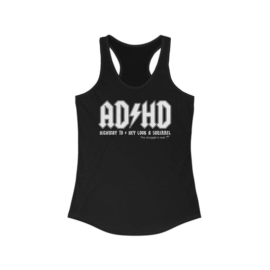 ADHD - Women's Ideal Racerback Tank (Dark Collection)