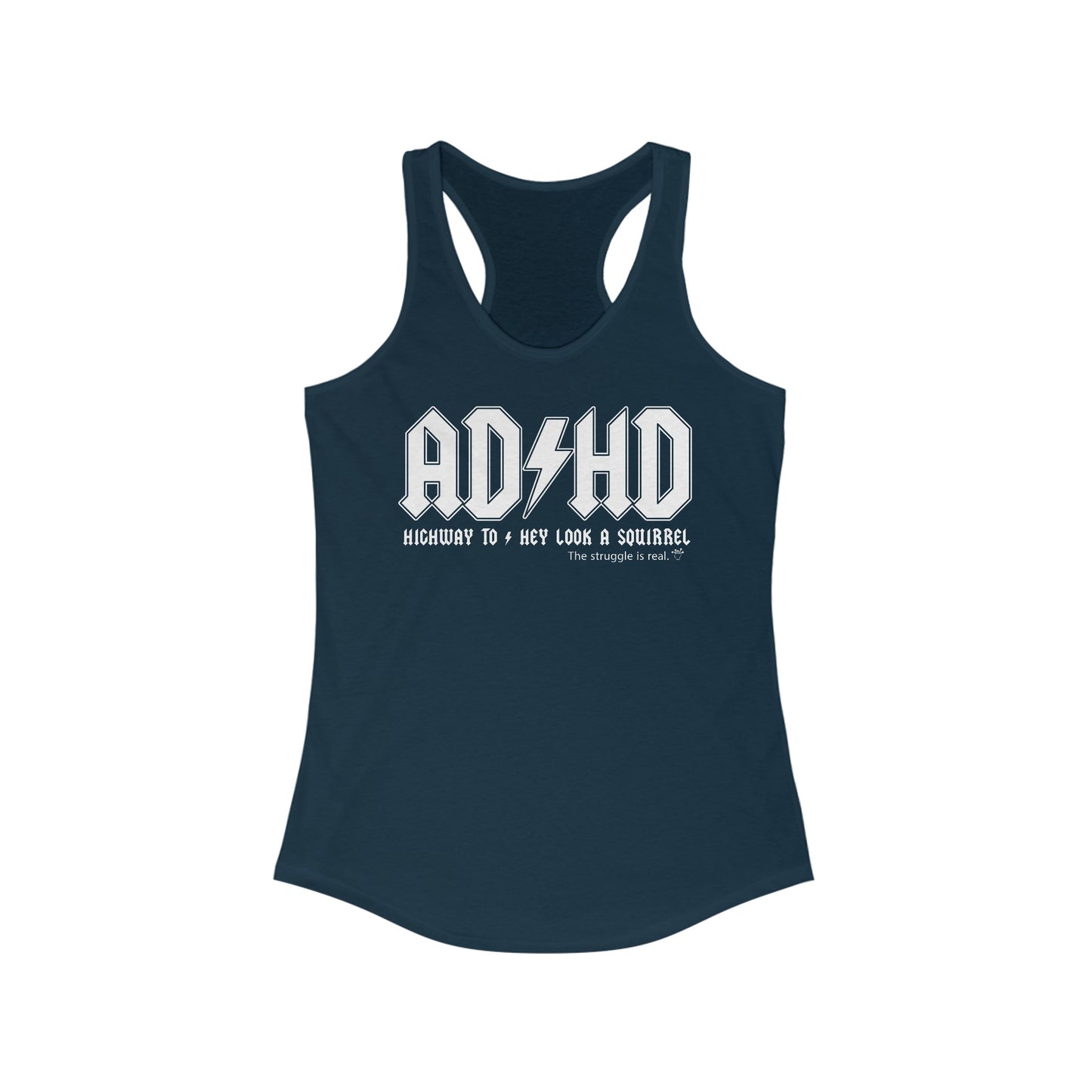 ADHD - Women's Ideal Racerback Tank (Dark Collection)