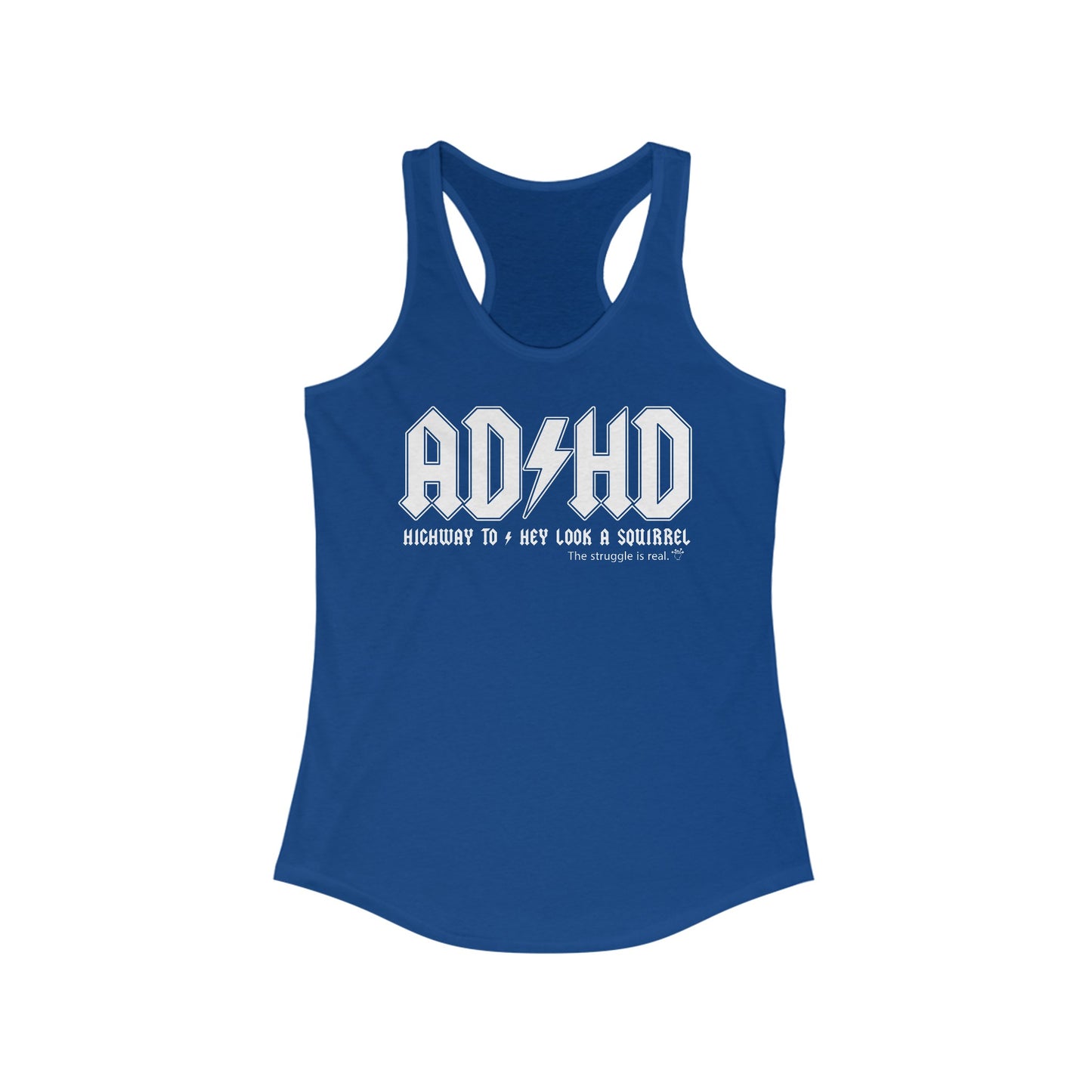 ADHD - Women's Ideal Racerback Tank (Dark Collection)