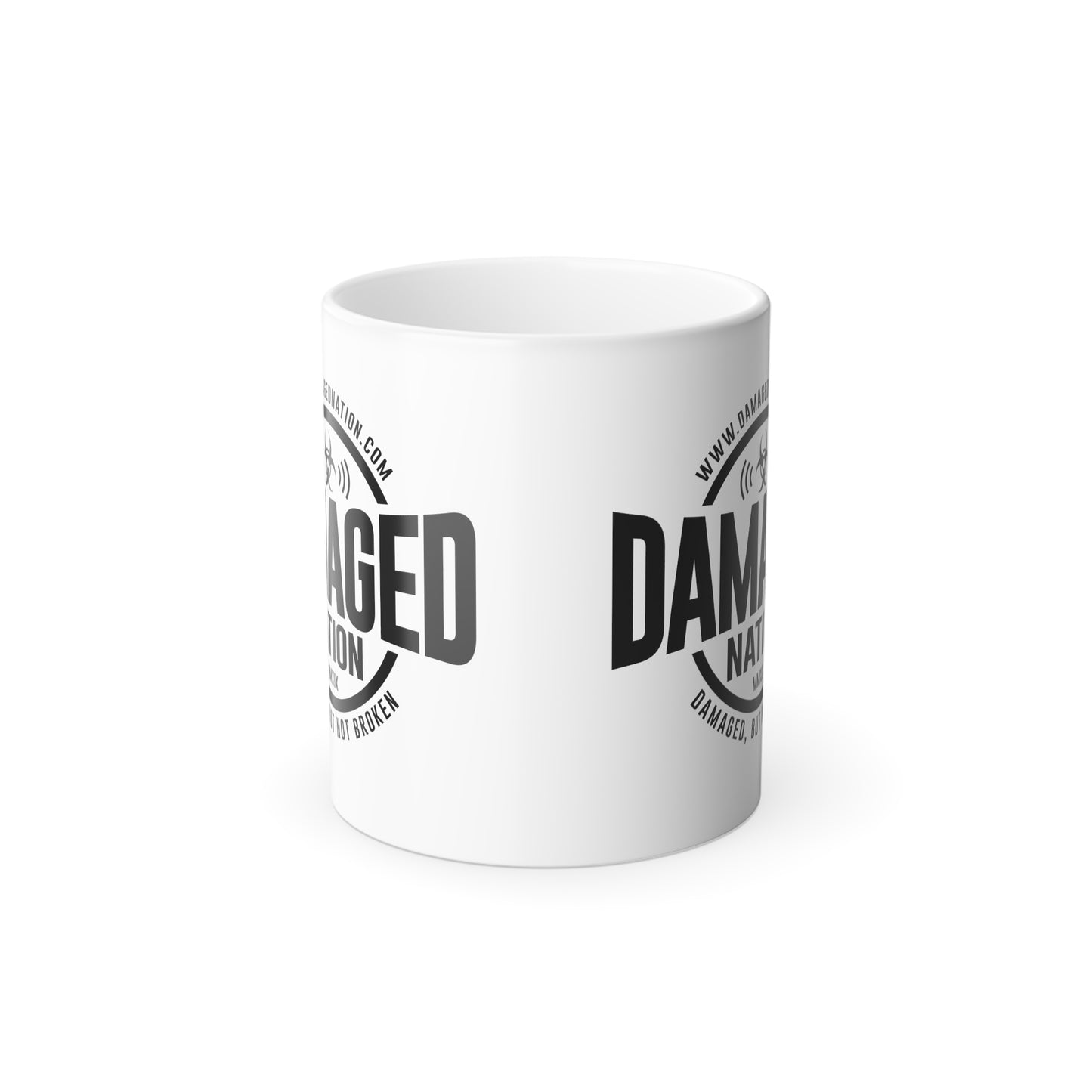 Damaged Nation - Color Morphing Mug, 11oz